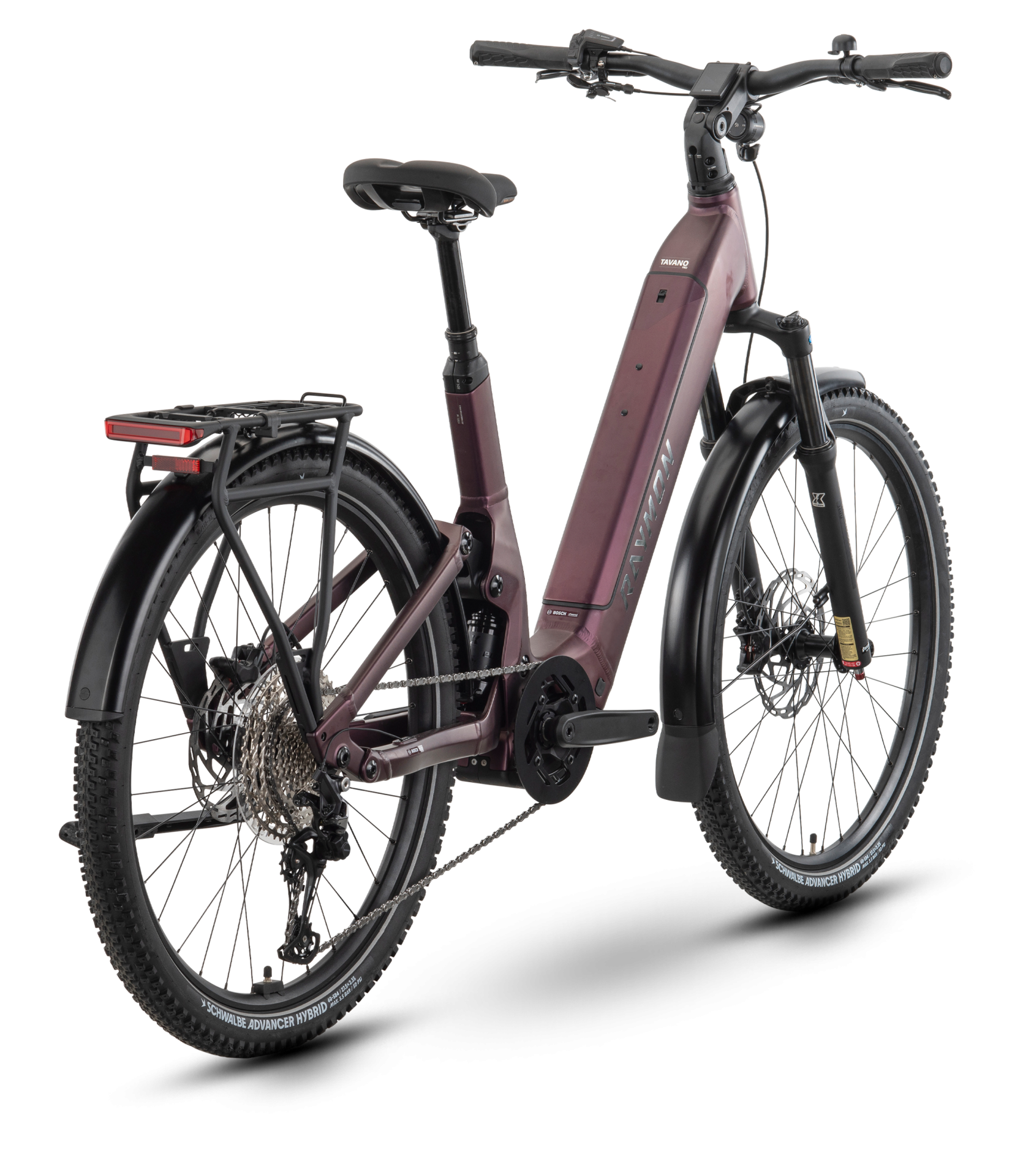 Raymon Tavano Pro E-Trekkingbikes (lila) 2